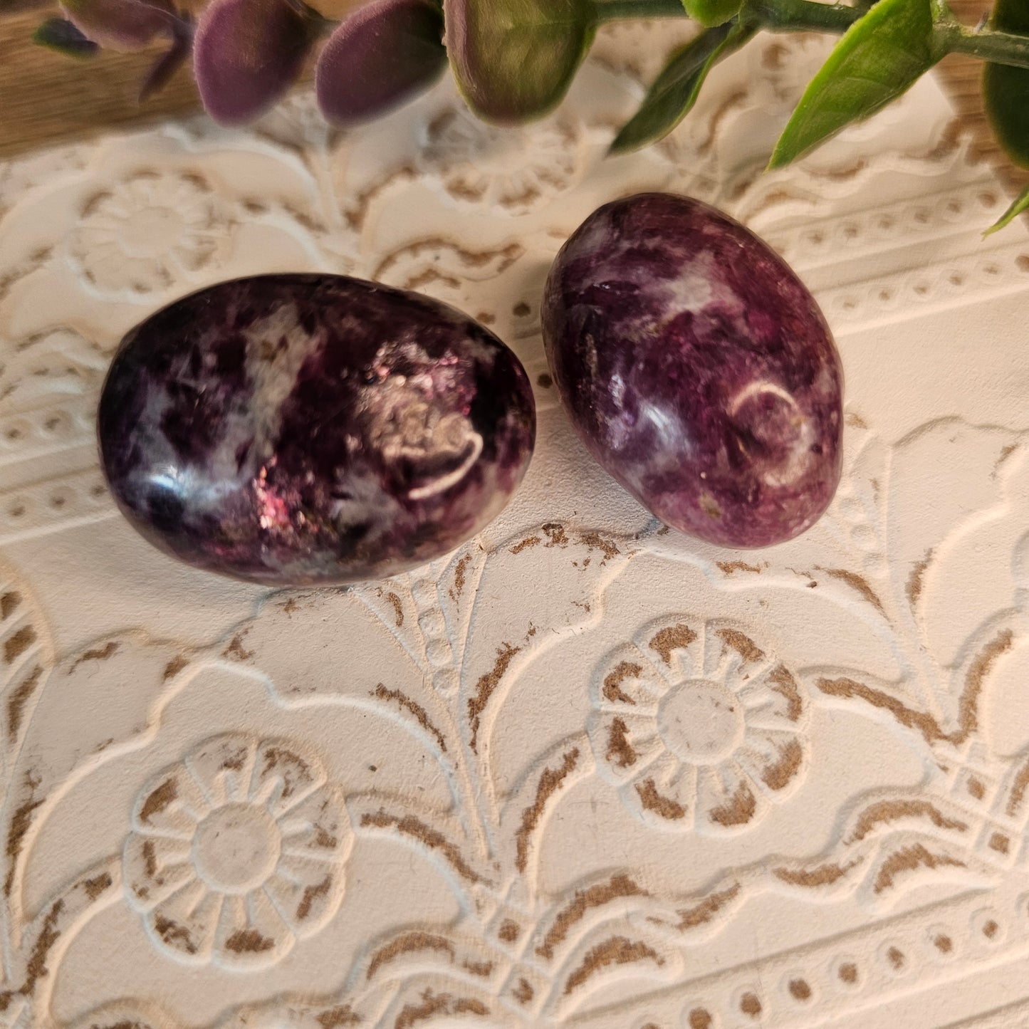 Lepidoliitti, hiottu