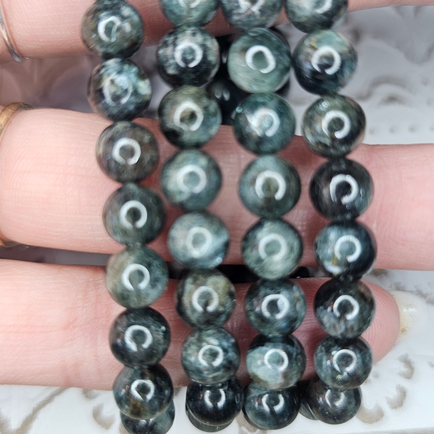 Vihreä apatiitti, rannekoru